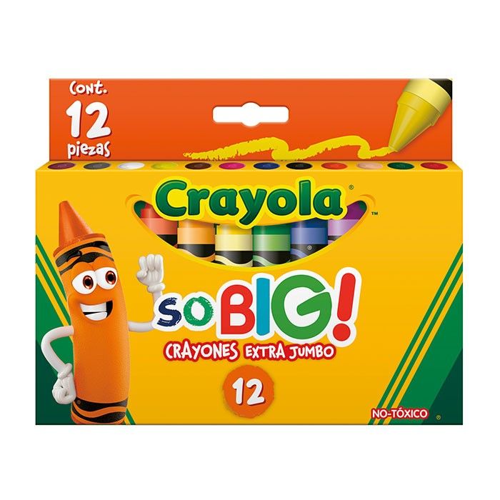 Crayones Extra Jumbo So Big X12 UND Crayola