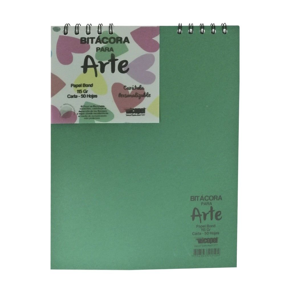 Block Icopel Argollado Carta Bond 115gr  x50hjs