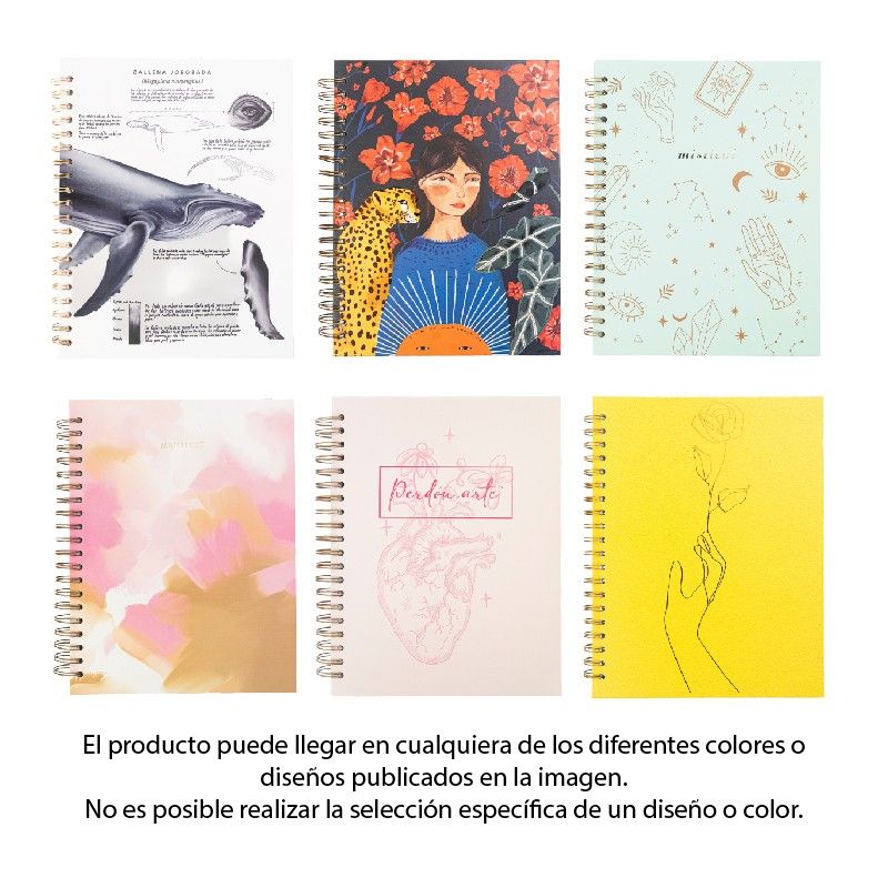 Cuaderno 7 Materias Argollado Hojas Mixtas SOS