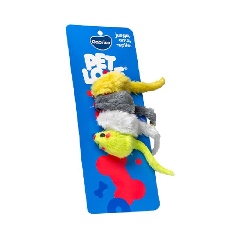 Juguete Gato Pet Love Ratones