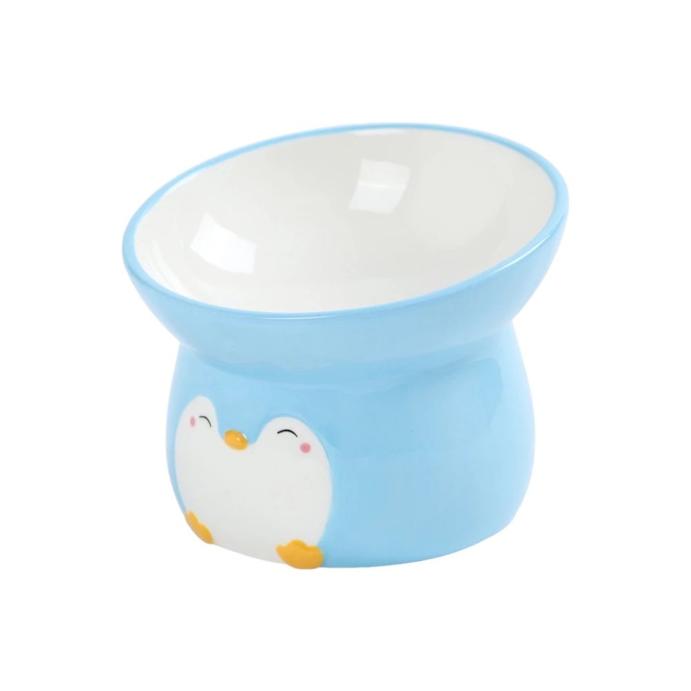Tazón Cerámica Pingüino Azul