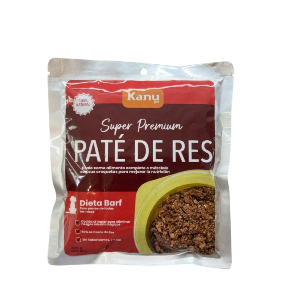Pate De Res Para Perro 300Gr