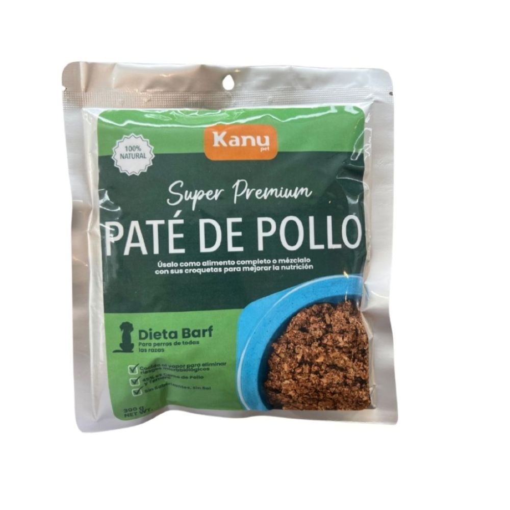 Pate De Pollo Para Perro 300Gr