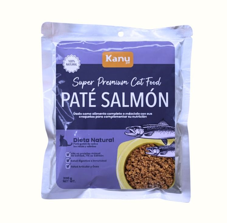 Pate De Salmon Para Gato 300Gr