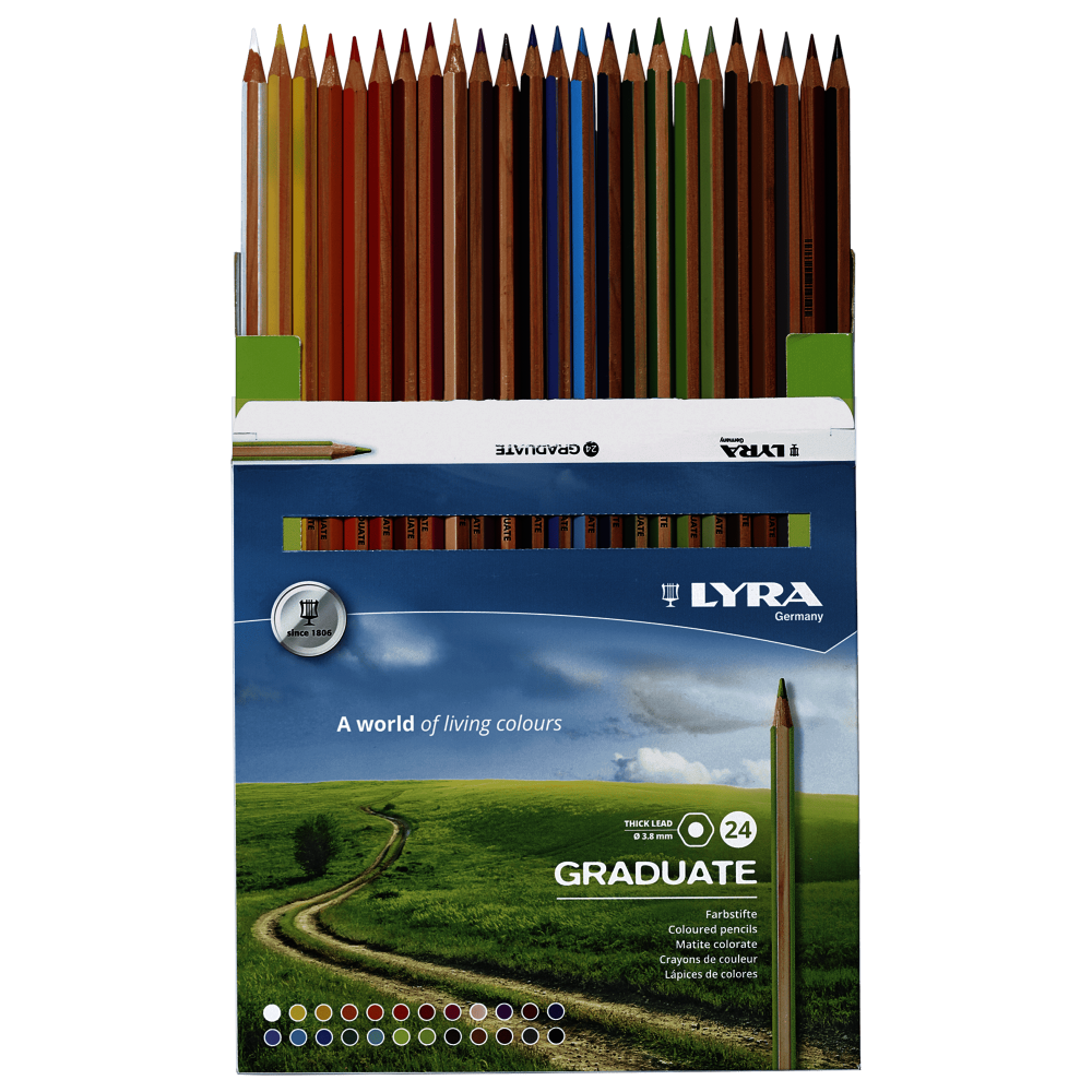 Caja Lápiz Lyra Graduate X 24 UND