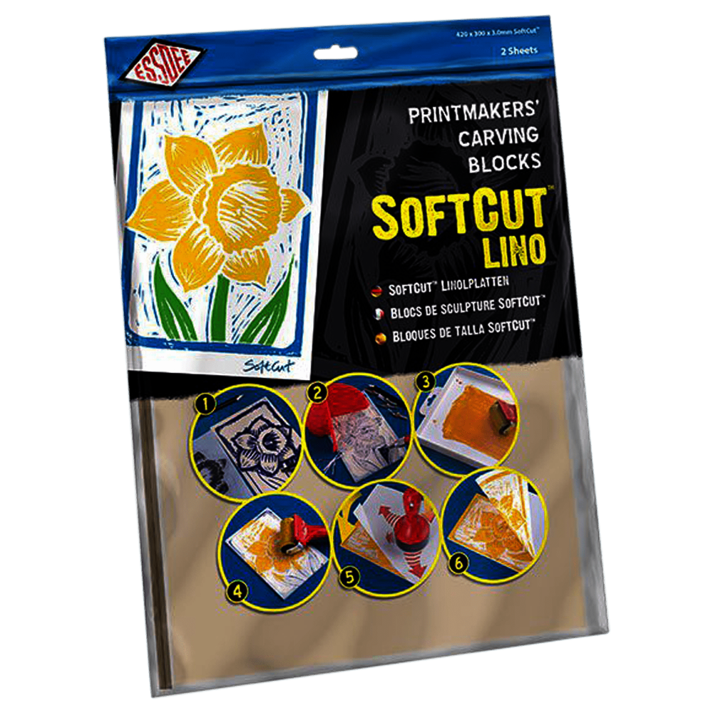 Lamina Linóleo Grabado X2 Essdee 42X30Cm 3Mm