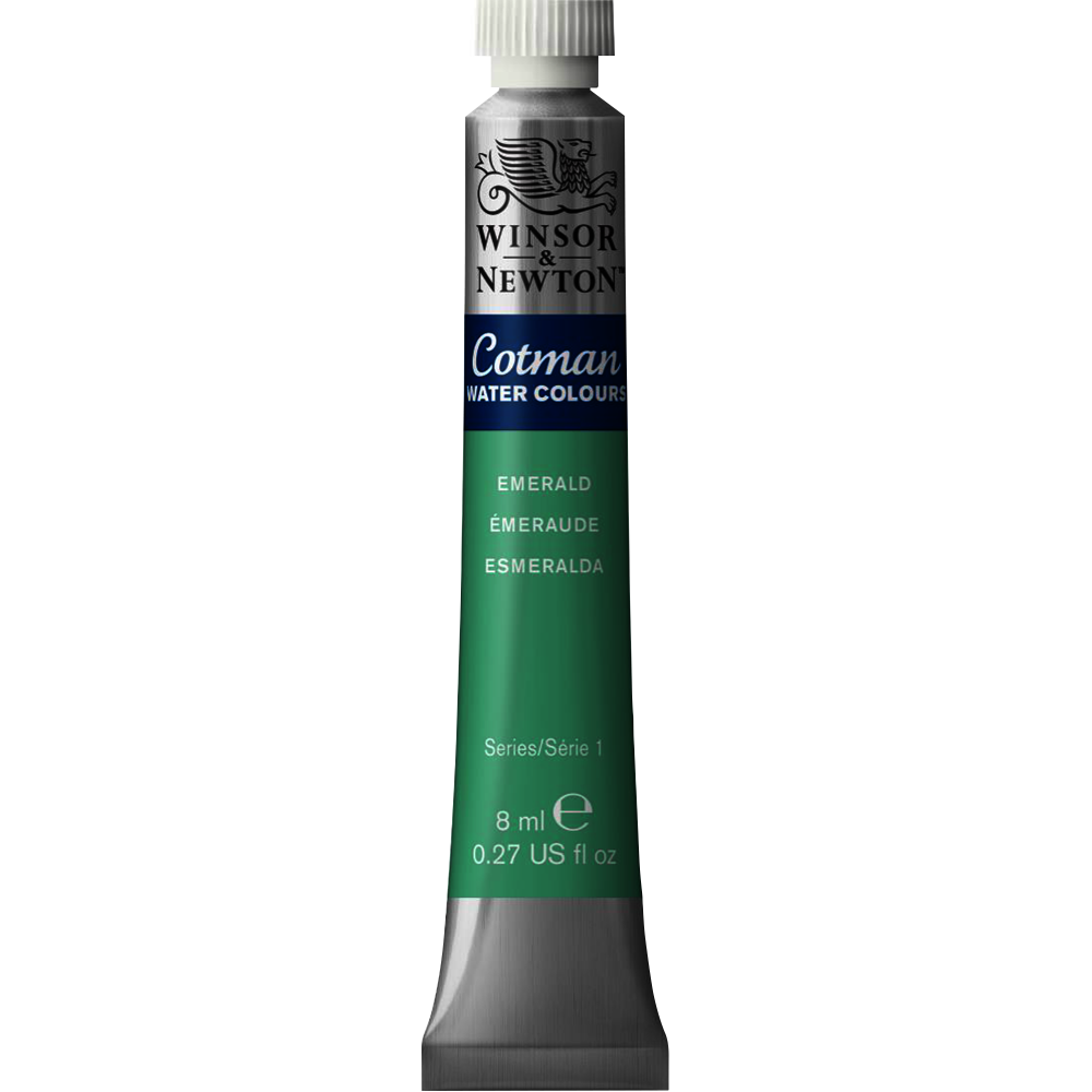 Acuarela 8Ml Rf 235 Verde Esmeralda Cotman