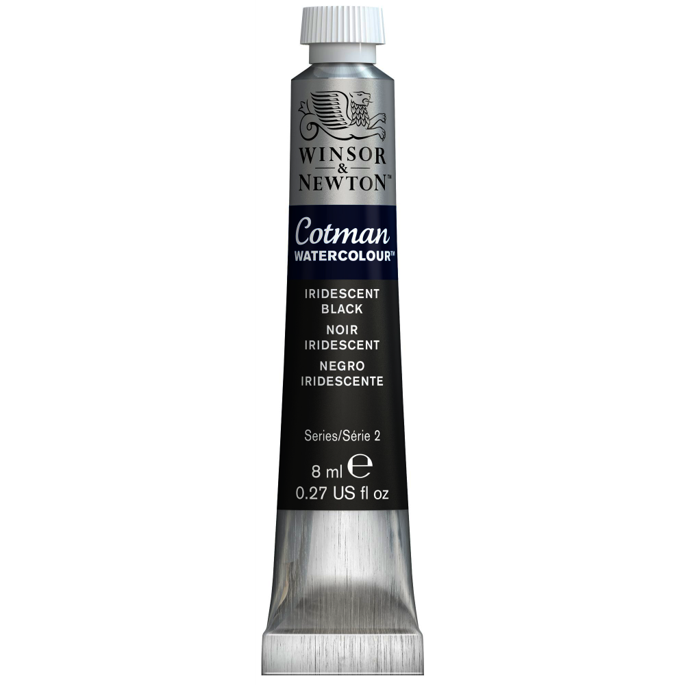 Acuarela 8Ml 531 Negro Iridiscente Metalizada