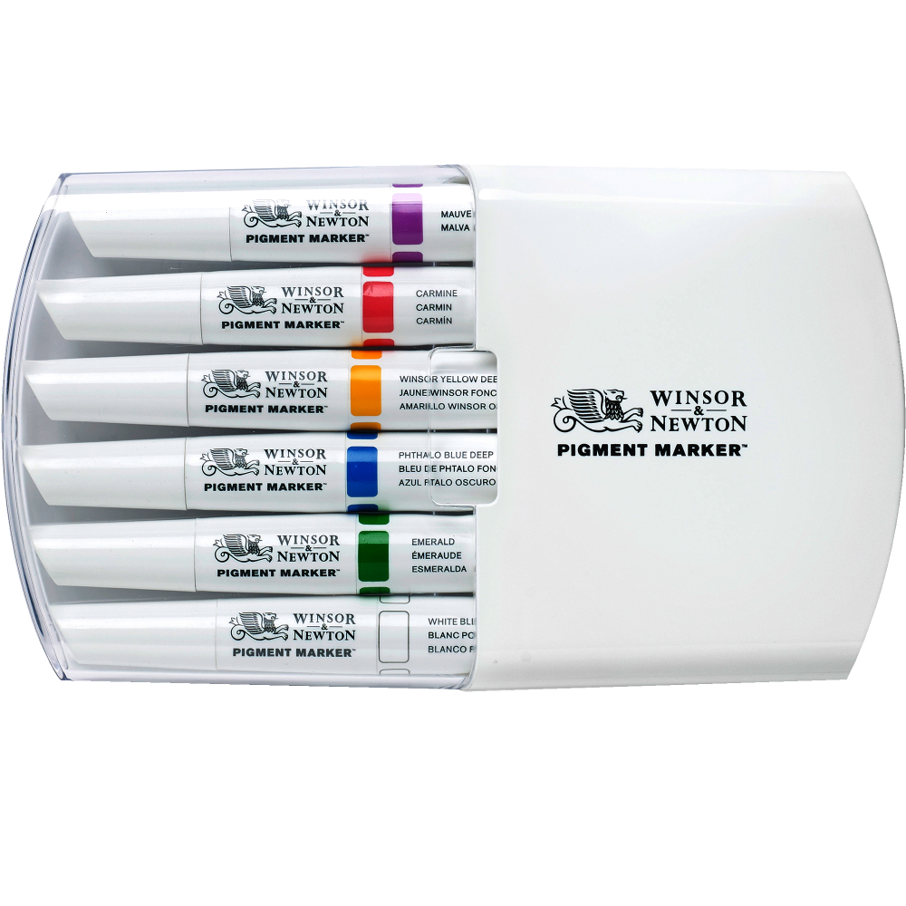 Estuche Marcadores Pigmentmarker X6 Tonos Ricos