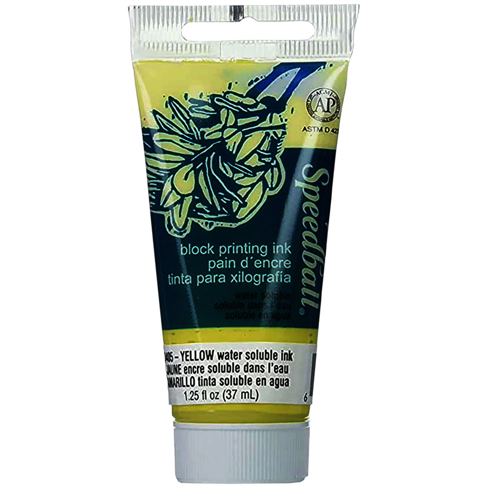 Tinta Grabado Linóleo Agua Speedball 37Ml Rf 3405 Amarillo