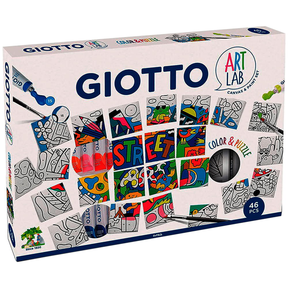 Set Creativo Rompecabezas 46PZAS Giotto Art Lab