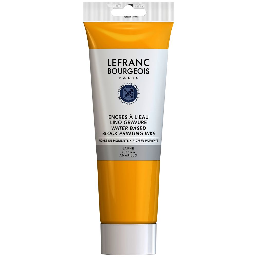 Tinta Grabado Linóleo Agua Lefranc 250Ml Rf 218 Amarillo