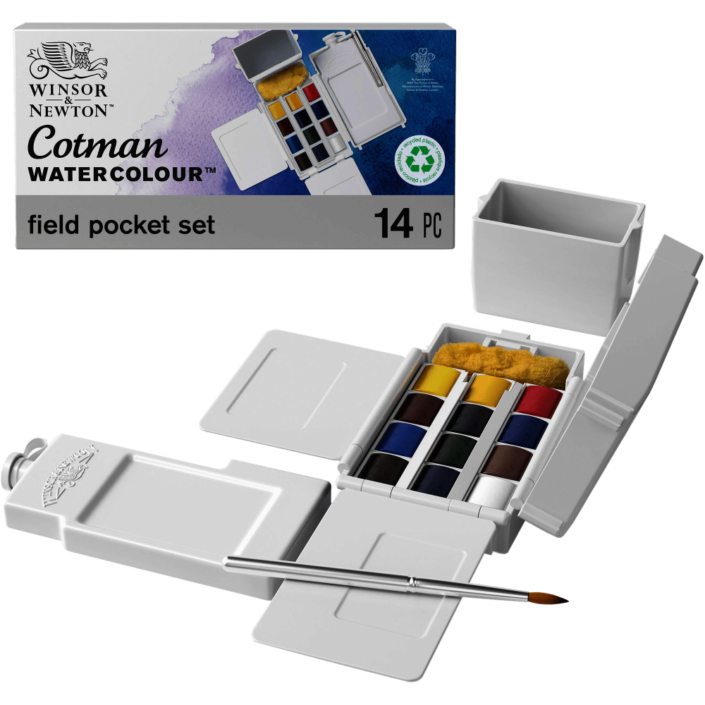 Estuche Acuarela En Pasta Portátil