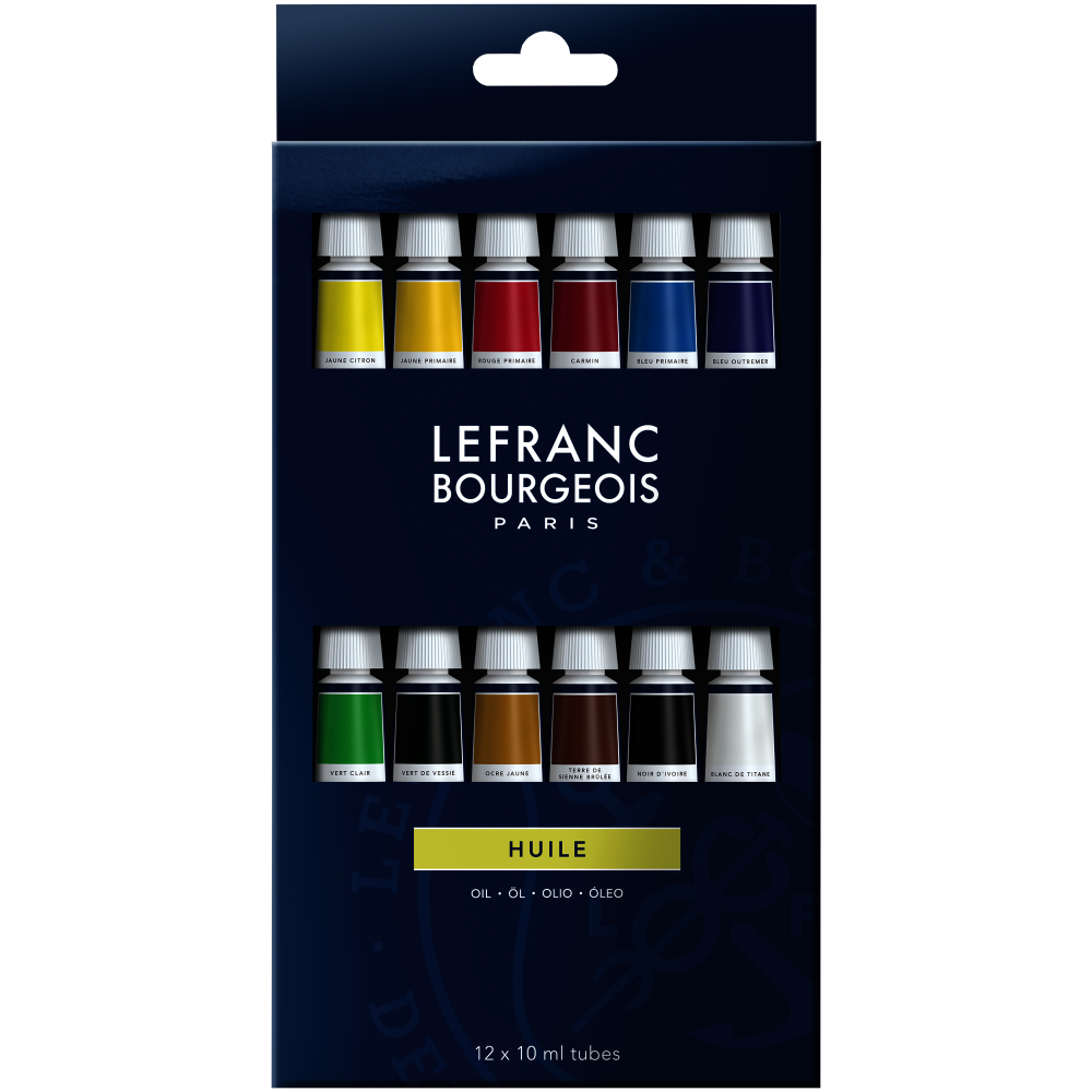 Estuche Óleo Fine 10 Ml X 12 Colores