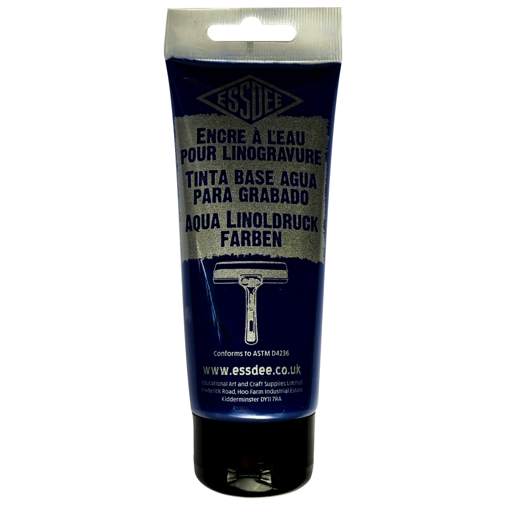 Tinta Linóleo Base Agua 100Ml Essdee Azul
