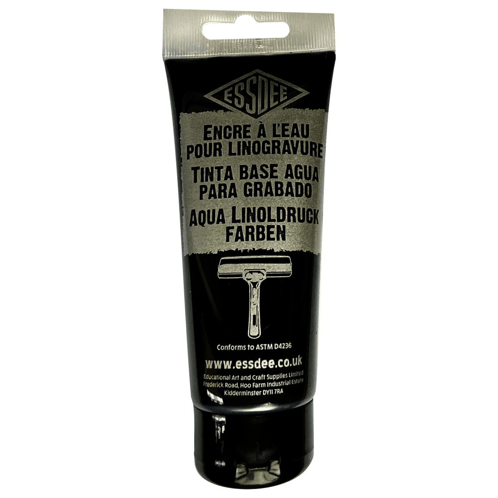 Tinta Linóleo Base Agua 100Ml Essdee Negro
