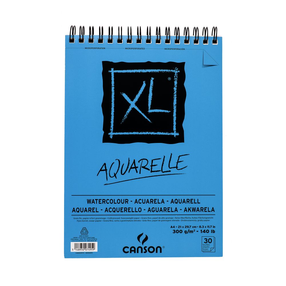 Bitácora Canson Xl Acuarela A4 300Gr 30H