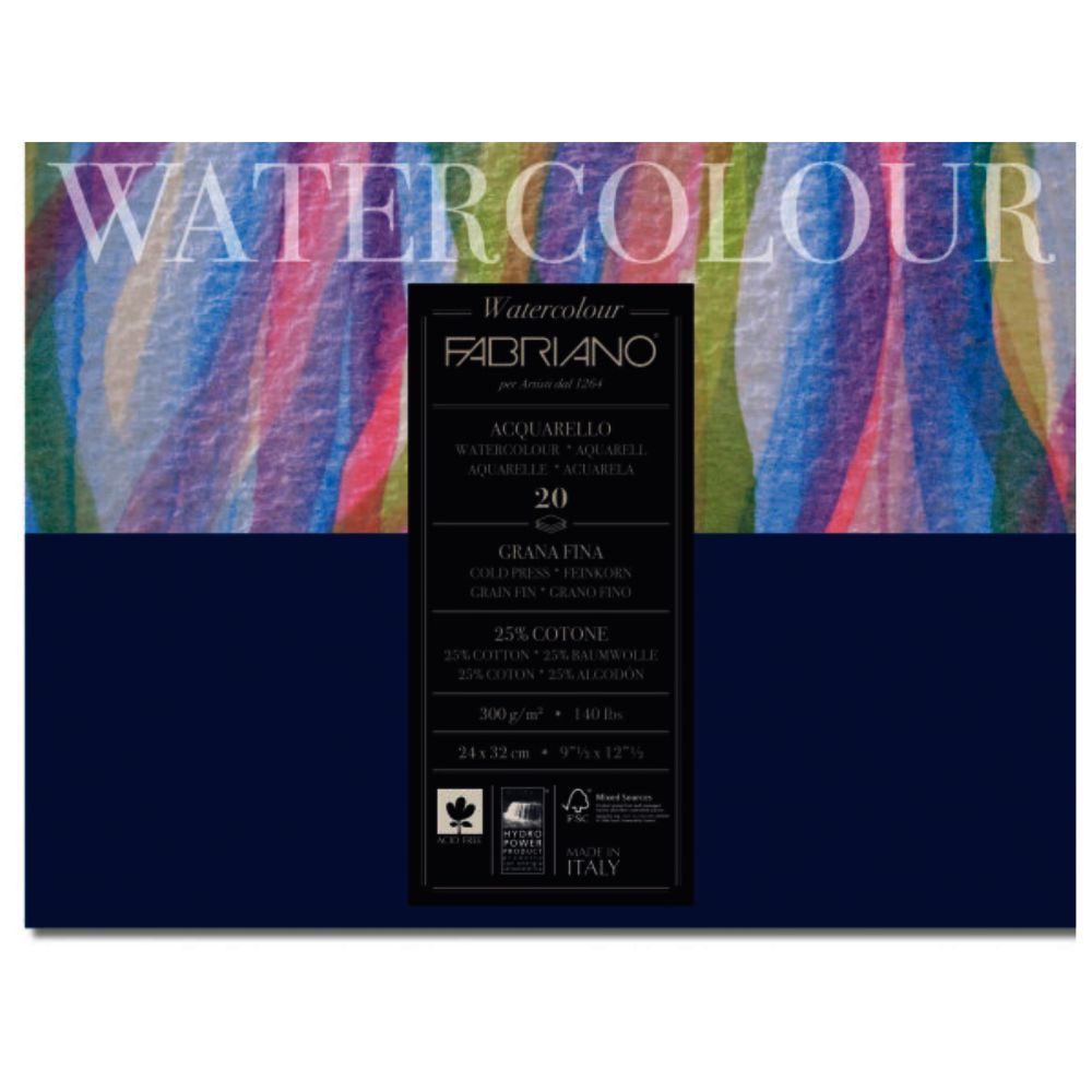 Bitácora Fabriano Acuarela 25%Algodón Frío