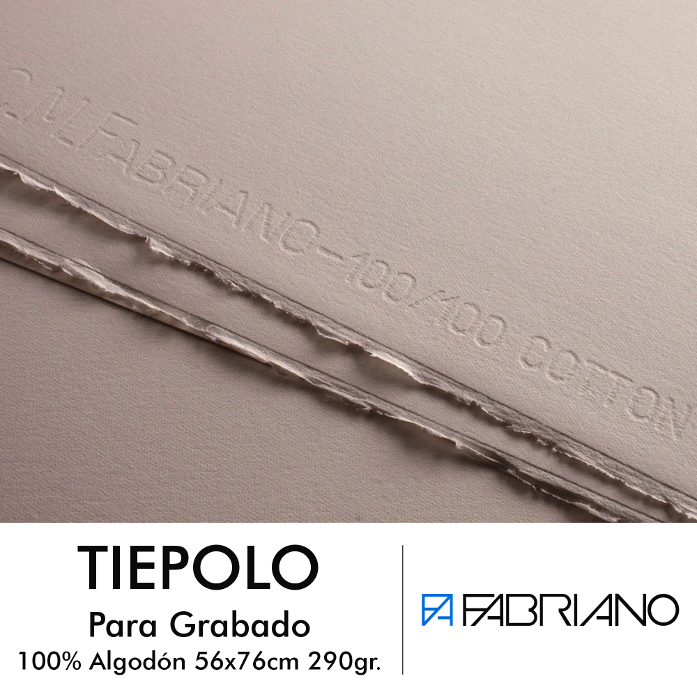 Papel De Grabado Fabriano Tiepolo 56X76Cm