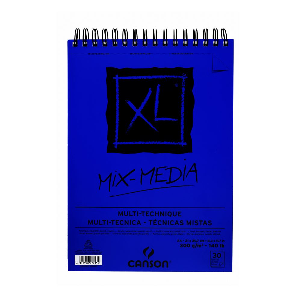 Bitácora Canson Xl Mixmedia A4 300Gr 30H