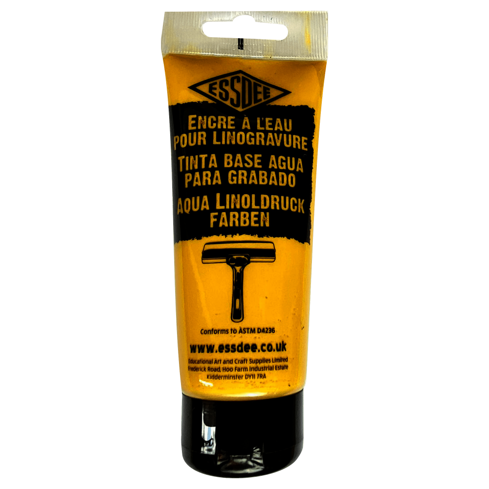 Tinta Linóleo Base Agua 100Ml Essdee Amarillo