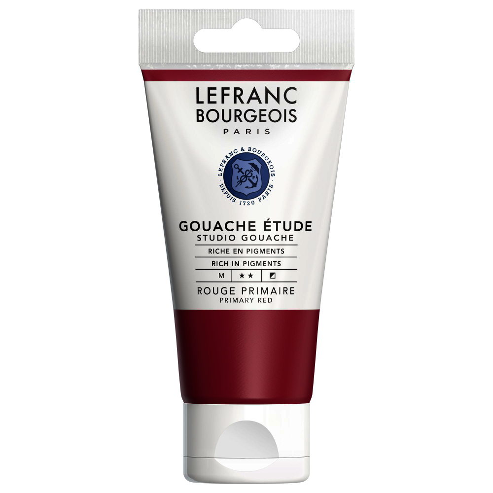 Tempera Gouache Lefranc Student 80Ml Rojo Primario 437