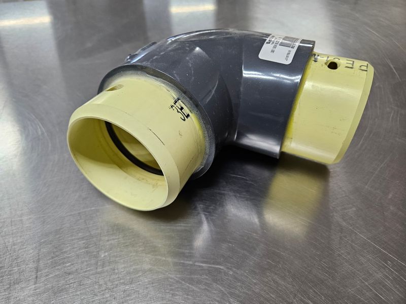 3" Certs-Set 90D Female Elbow