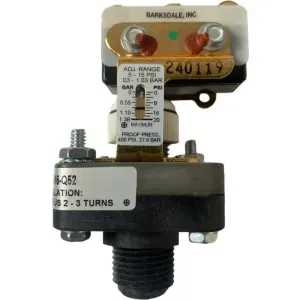 0.6 to 15 PSI Low Range Pressure Switch