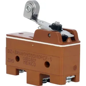 Minimum Travel Adjustable Microswitch, Valley Short Arm