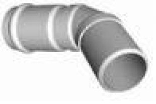 ELBOW, 22 DEG GATED GXS