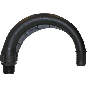 Senninger Plastic U-Pipe 3/4 in MNPT x 3/4 in Hose Barb