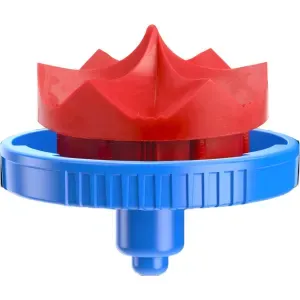 Nelson D6 12° Red Rotator Plate and Cap Assembly