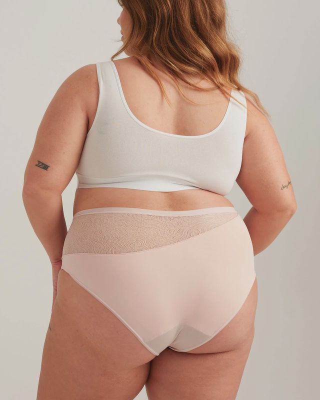 Saalt - Leakproof Lace High Waist Brief - Heavy Absorbency