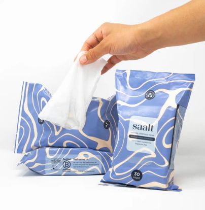 saalt intimate cleansing wipes