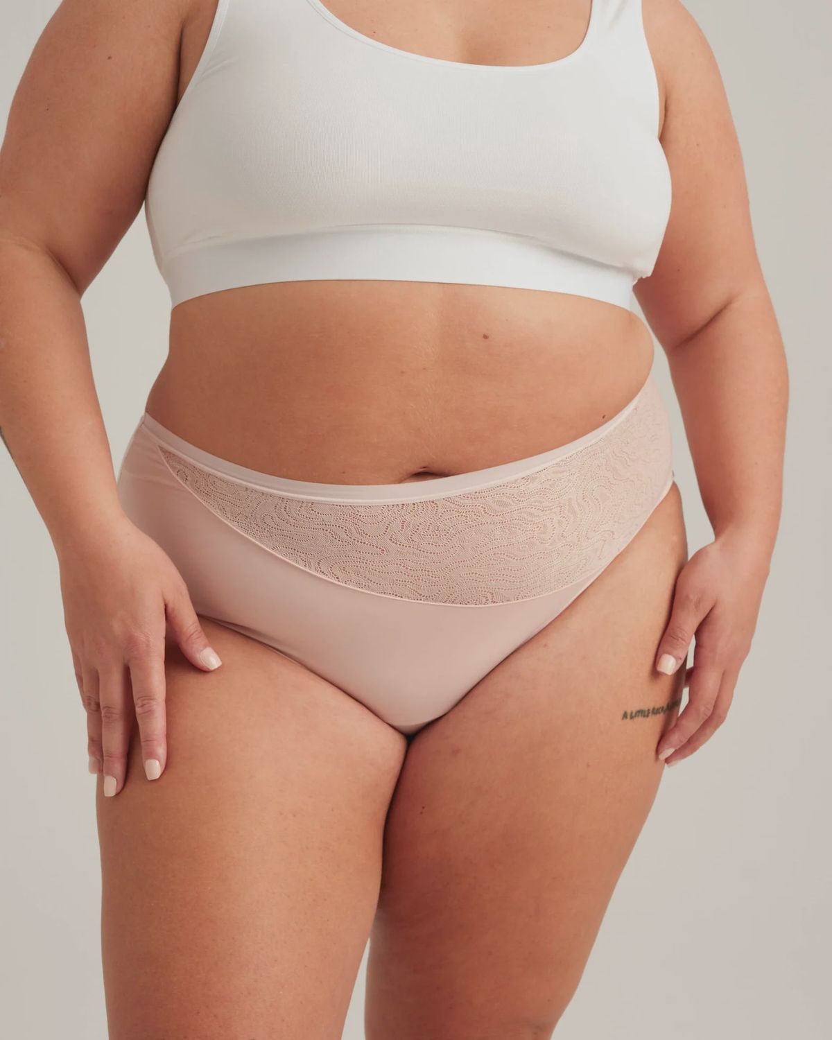 Saalt - Leakproof Lace High Waist Brief - Heavy Absorbency