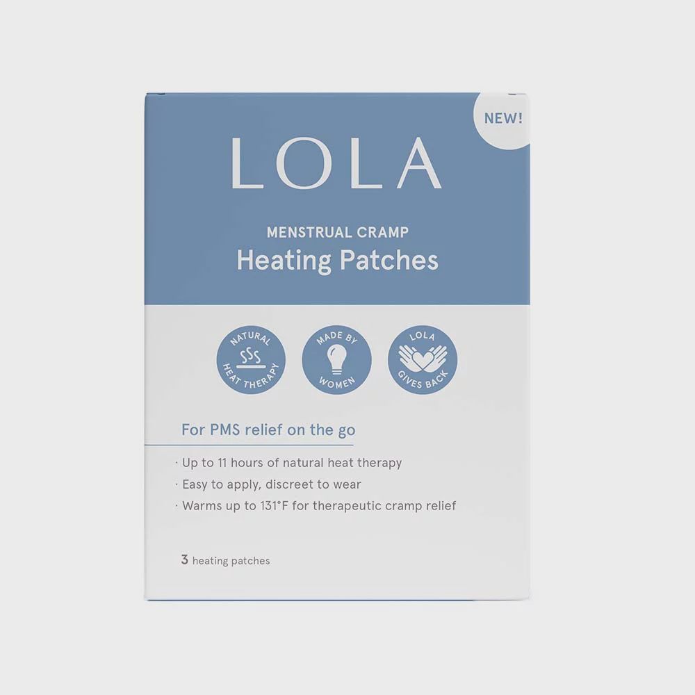 Lola Menstrual Cramp Natural Heat Therapy Patch