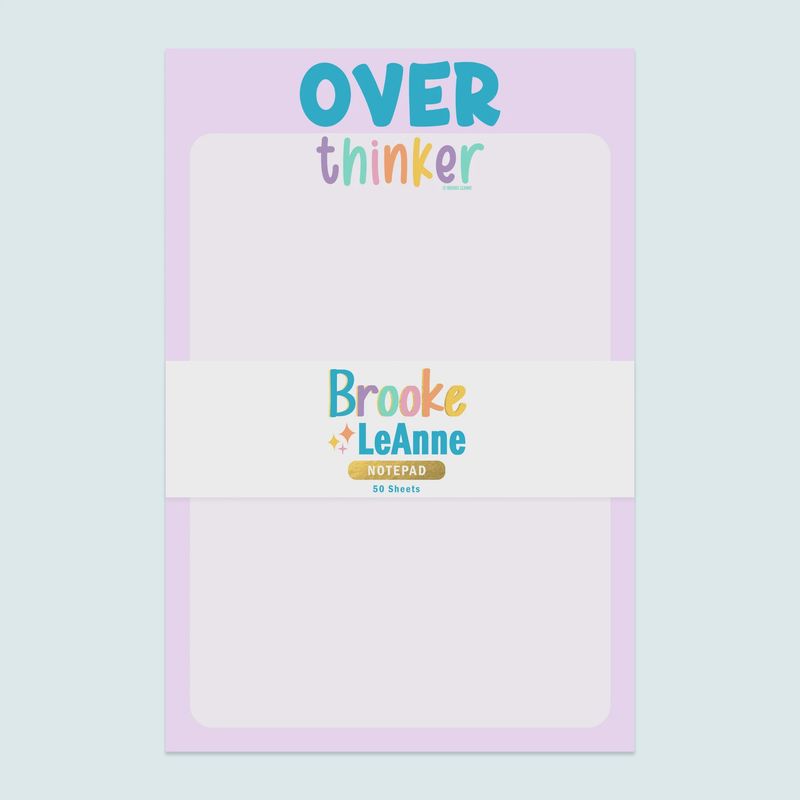 Brooke LeAnne - Overthinker Notepad