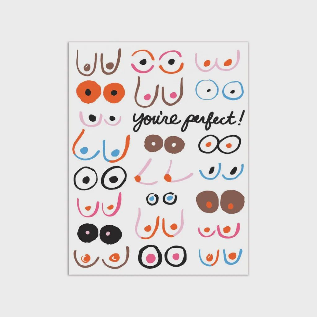 Boobs: You're Perfect Card