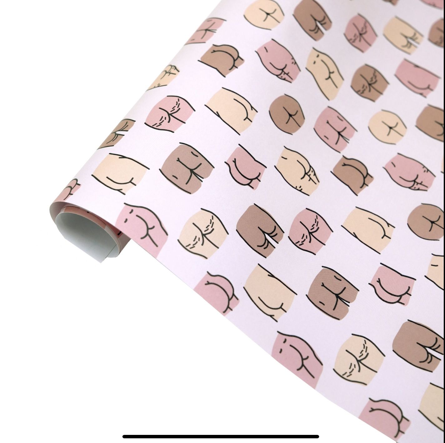 Unblushing - Funny Butt Gift Wrap (Roll)