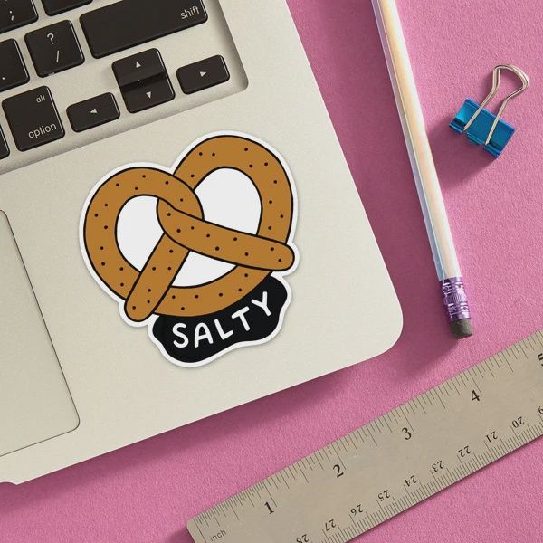 THE FOUND - Salty Pretzel Die Cut Sticker