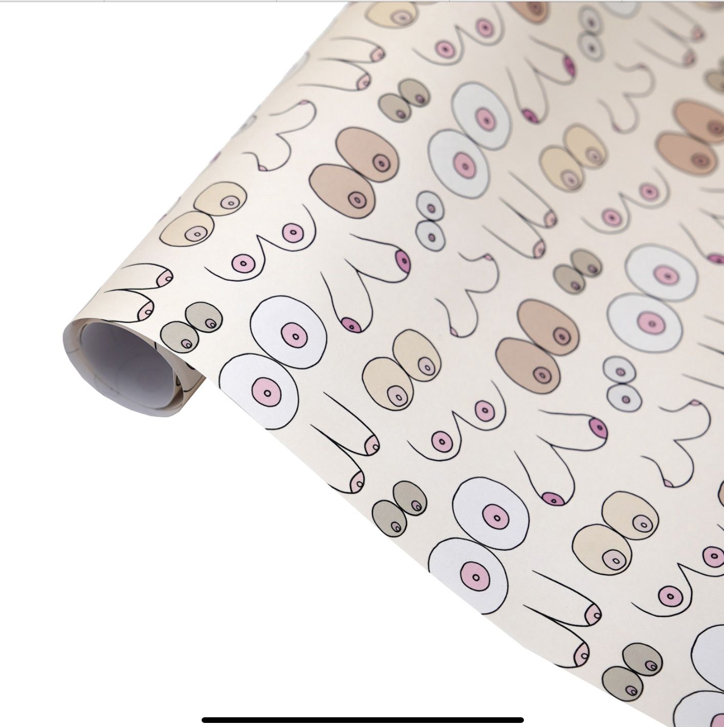 Unblushing - Boob Gift Wrap (Roll)