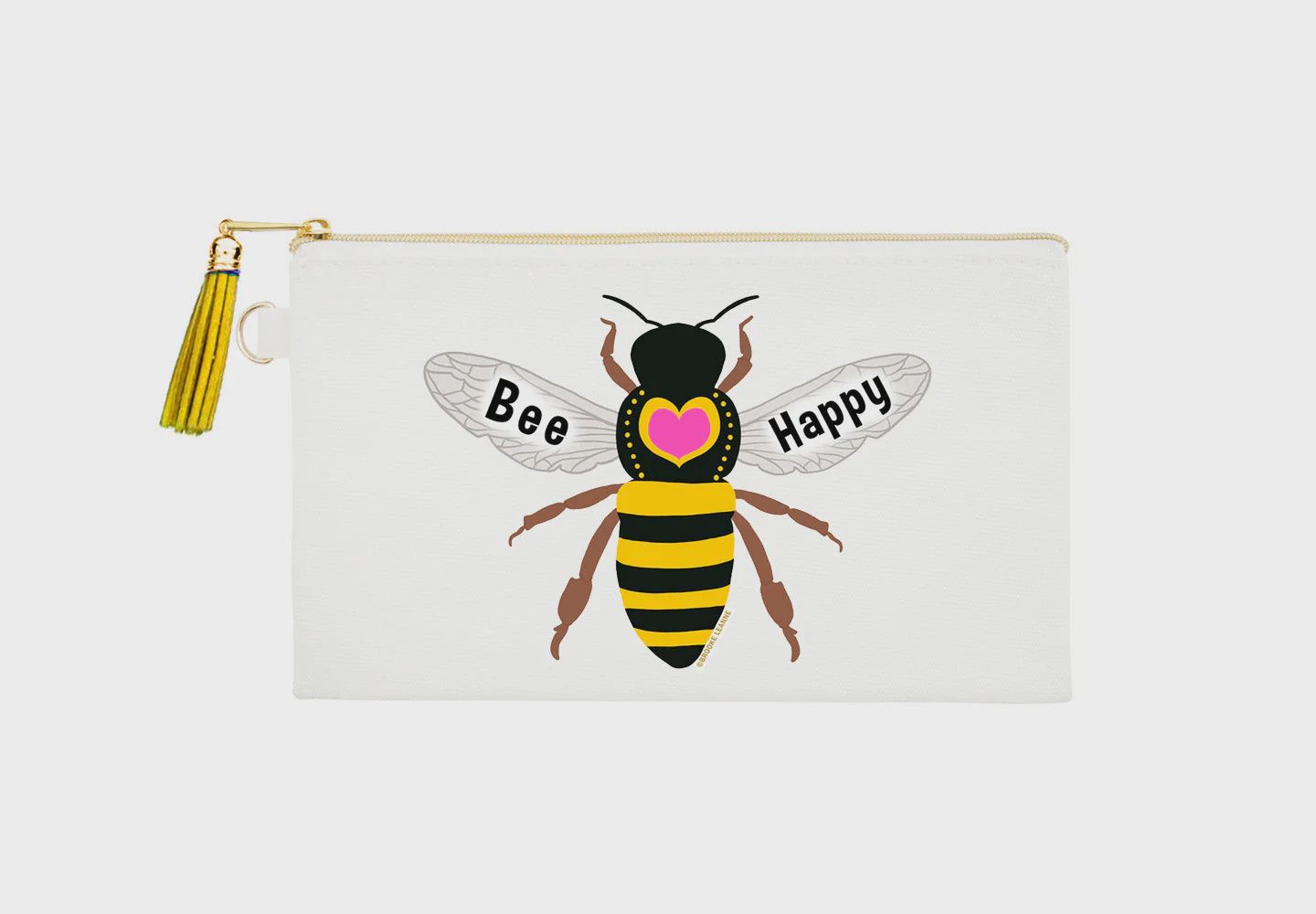 Brooke LeAnne - Bee Happy Zipper Bag