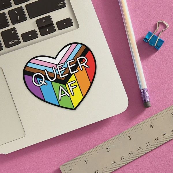 THE FOUND - Queer AF Die Cut Sticker