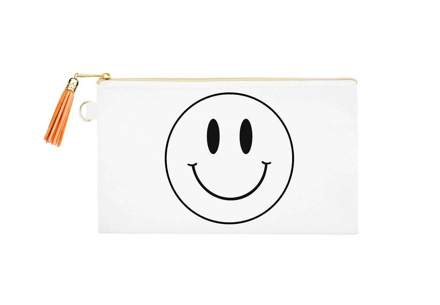 Brooke LeAnne Smiley Face Zipper Pouch
