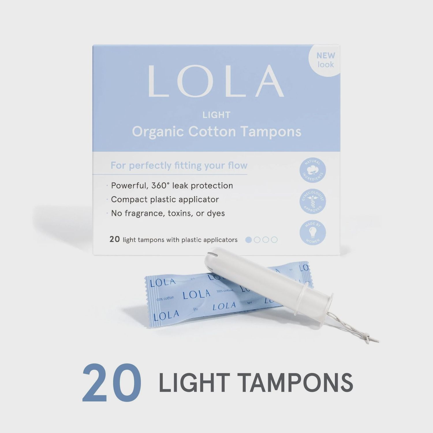 LOLA - Light Cotton Tampons 20ct