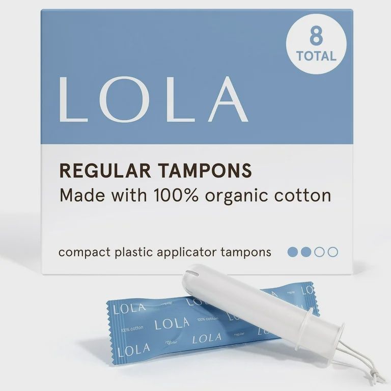 LOLA - Regular Cotton Tampons 8ct