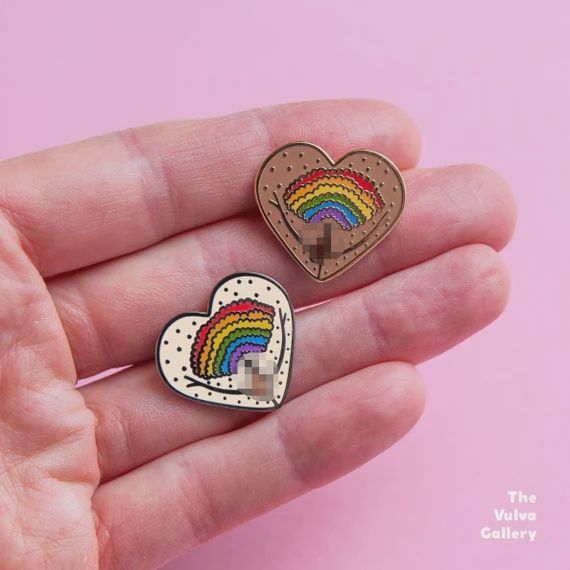 Vulva Gallery Pins