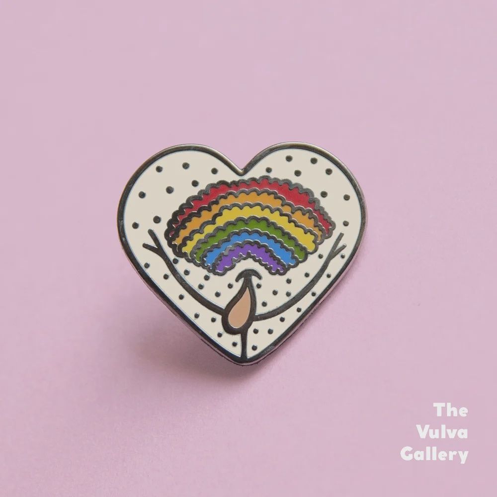 Vulva Gallery Pins, Color: Light
