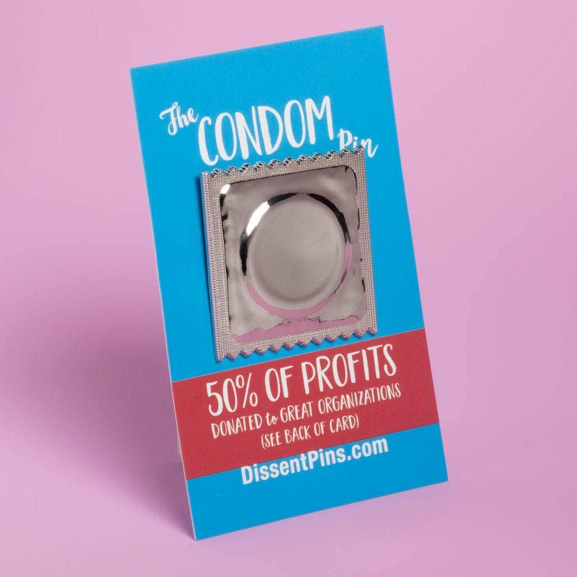 Dissent Pins - Condom Pin
