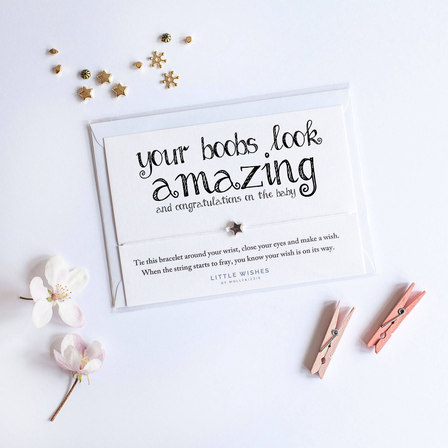 Molly&amp;Izzie - Amazing Boobs Wish Bracelet